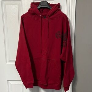 Men's Deep Red Hoodie with Grand Bend Logo